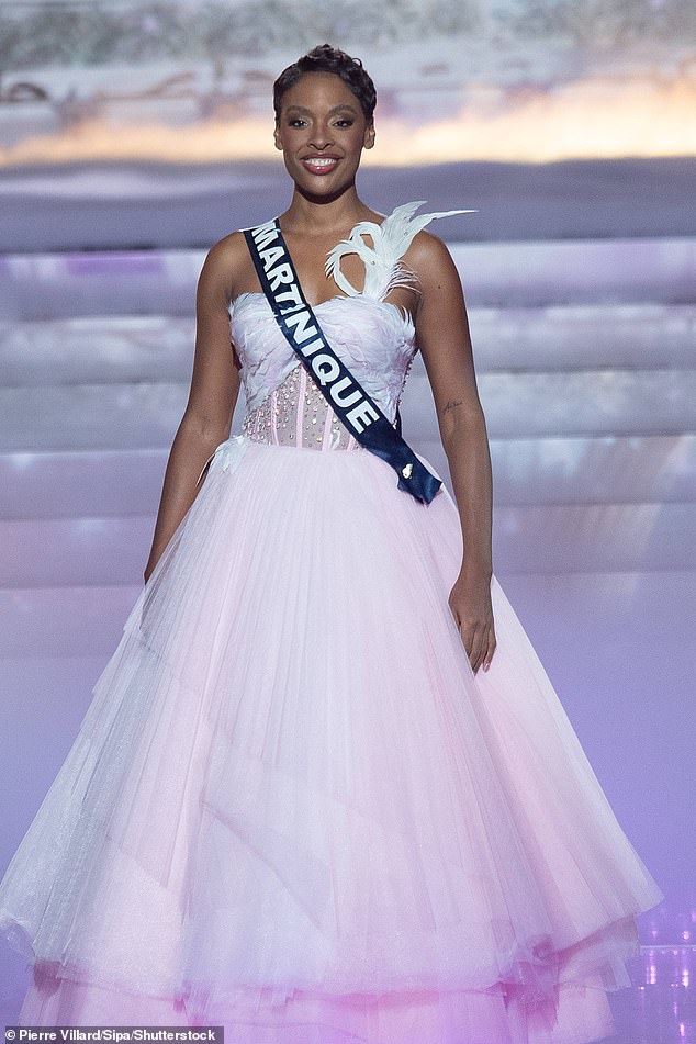 Angelique Angarni Filopon, ganadora del concurso de belleza Miss Francia 2025 en diciembre