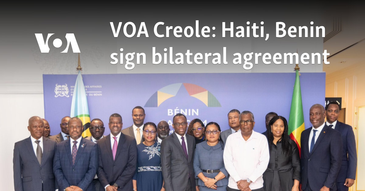 Haití y Benin firman acuerdo bilateral  
