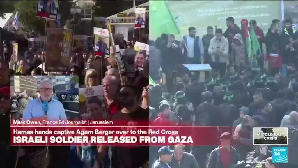 Hamas entrega el soldado israelí Agam Berger hasta la Cruz Roja bajo el acuerdo de cese de Gaza
