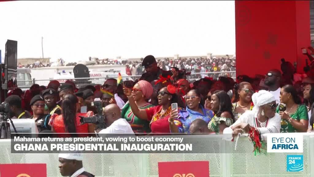 Inauguración presidencial de Ghana: Mahama regresa como presidente
