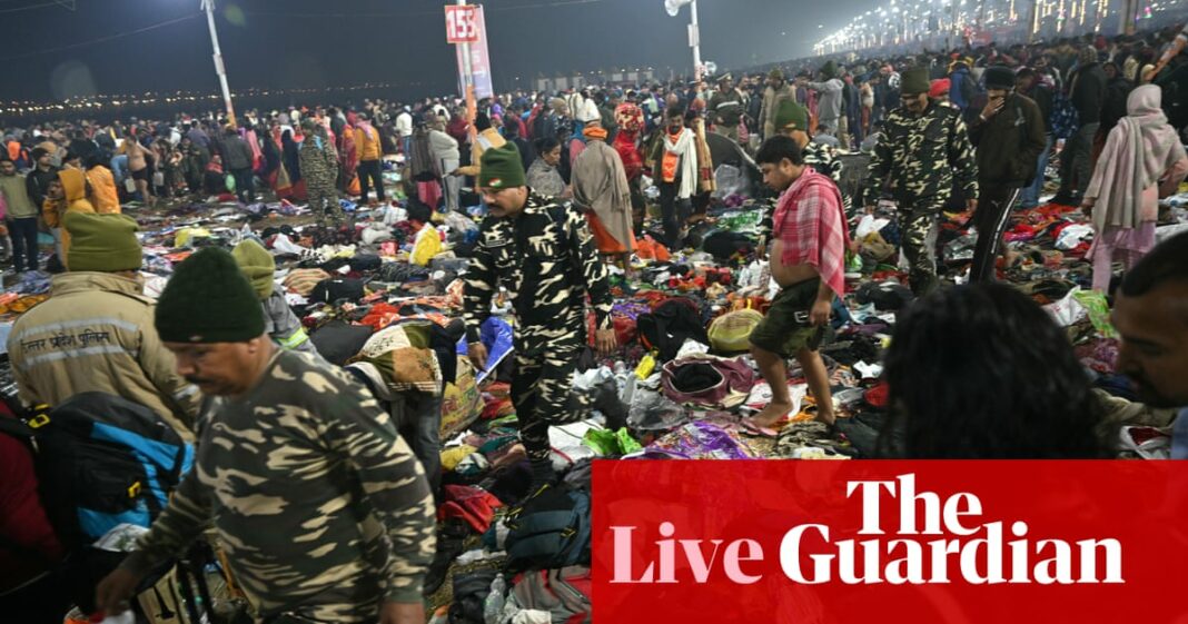 India Crowd Crushes: docenas Feared Dead en Kumbh Mela Festival religioso - Últimas actualizaciones
