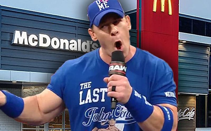 John Cena revela su pedido favorito de McDonald's mientras promociona el nuevo acuerdo de McValue
