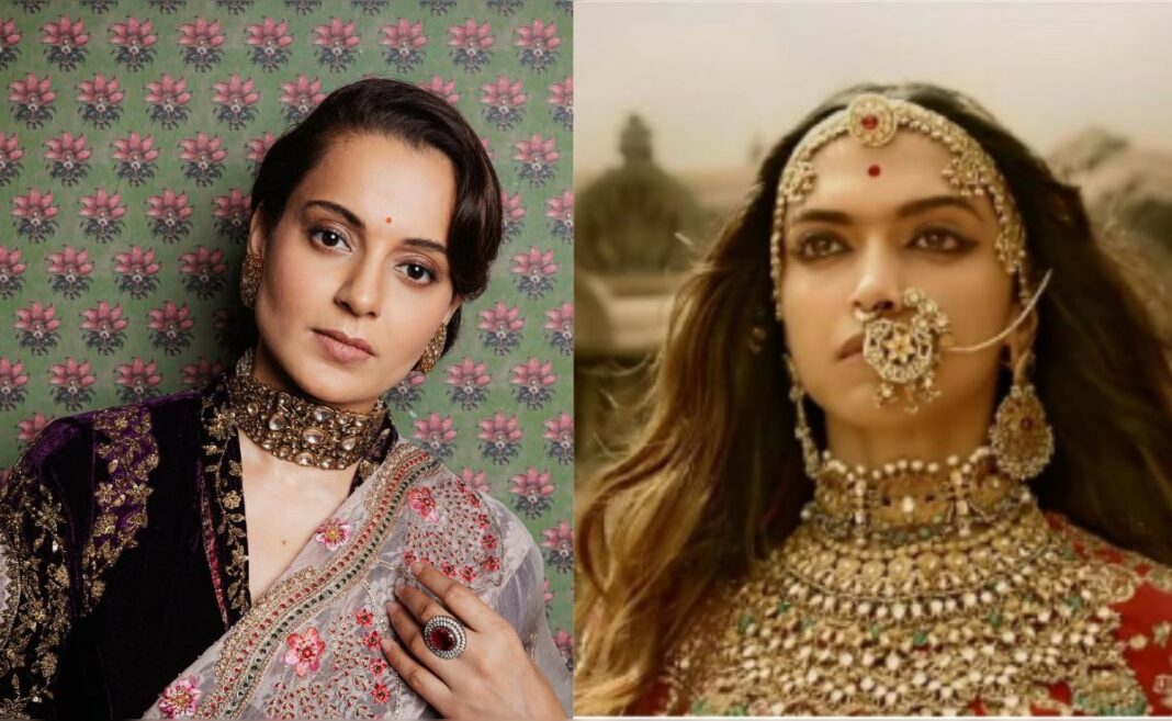 Kangana Ranaut encuentra el papel de Deepika Padukone en <i>Padmaavat</i> Insignificante: 