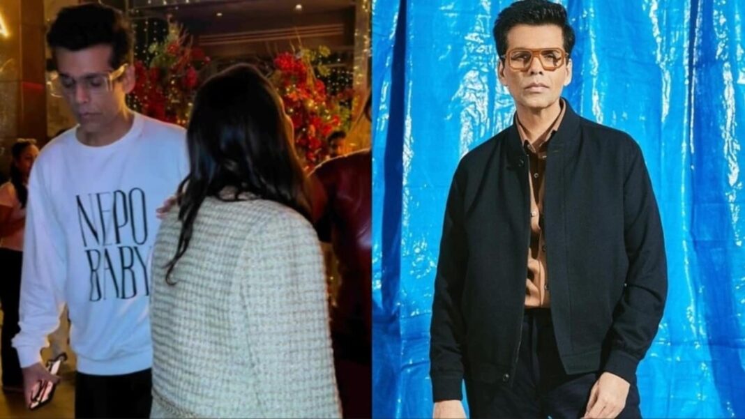 Karan Johar usa una camiseta de 'nepo baby' durante la cena con Gauri Khan, Malaika Arora; Internet dice: Está realmente en el punto
