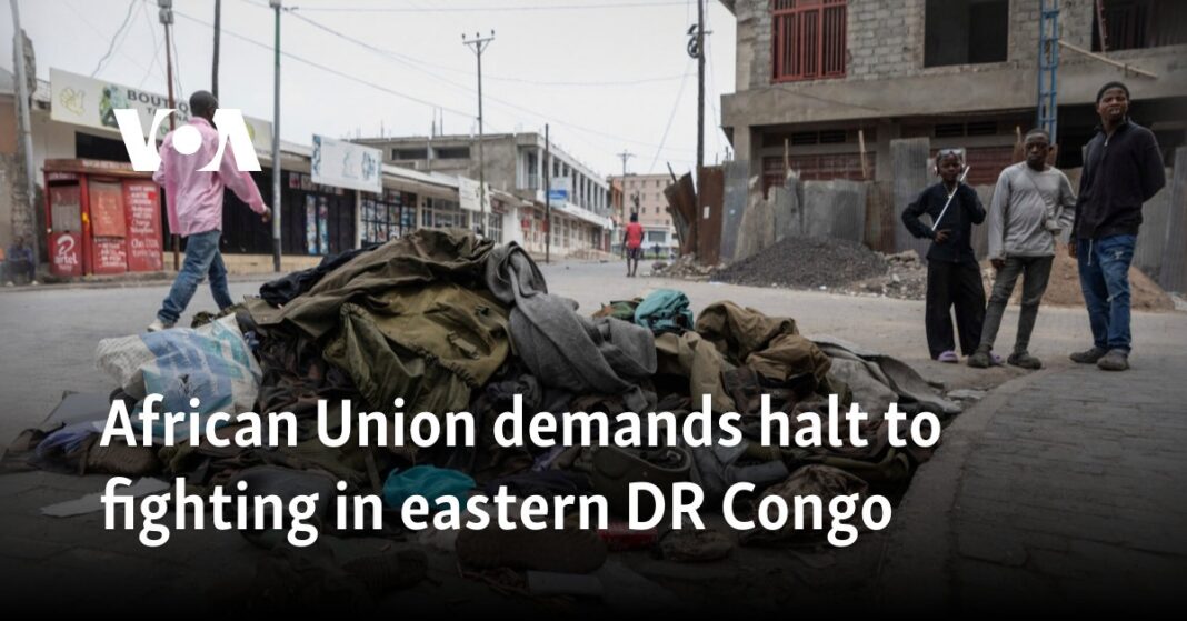 La Unión Africana exige detener la lucha en el este de la Dr Congo
