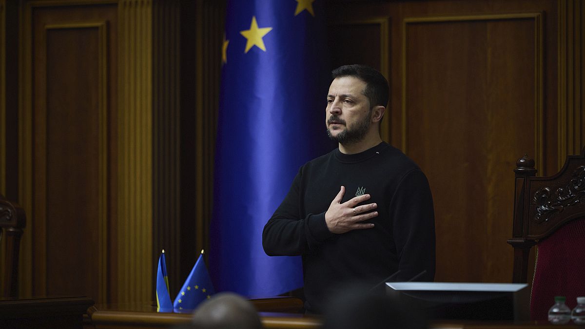 La confianza en Zelenskyy disminuye ligeramente a medida que continúa la guerra de Rusia
