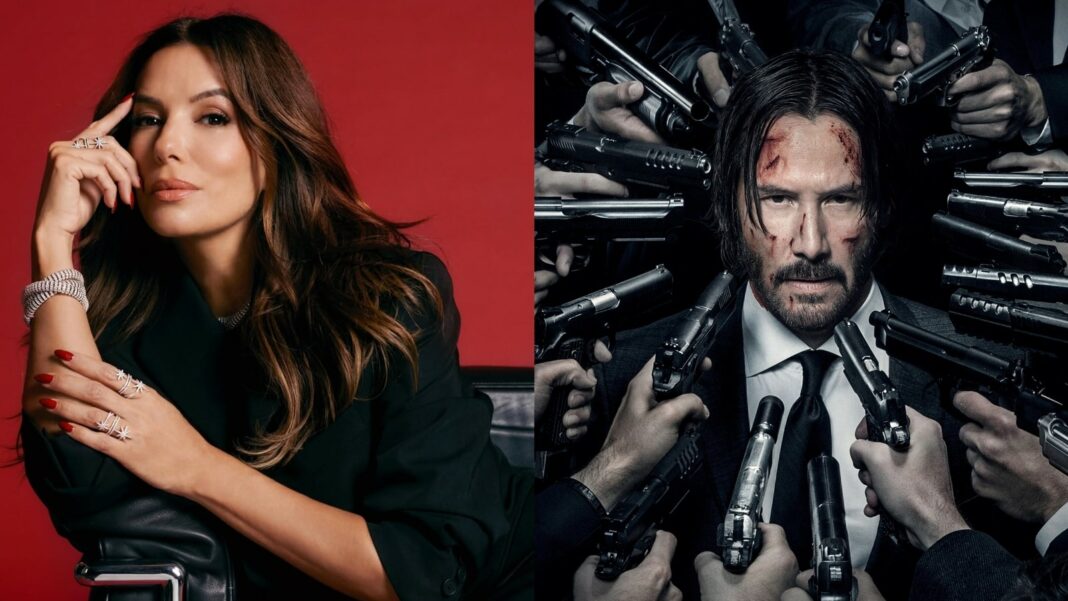 La franquicia John Wick de Keanu Reeve casi se canceló: Eva Longoria llegó a su heroico rescate
