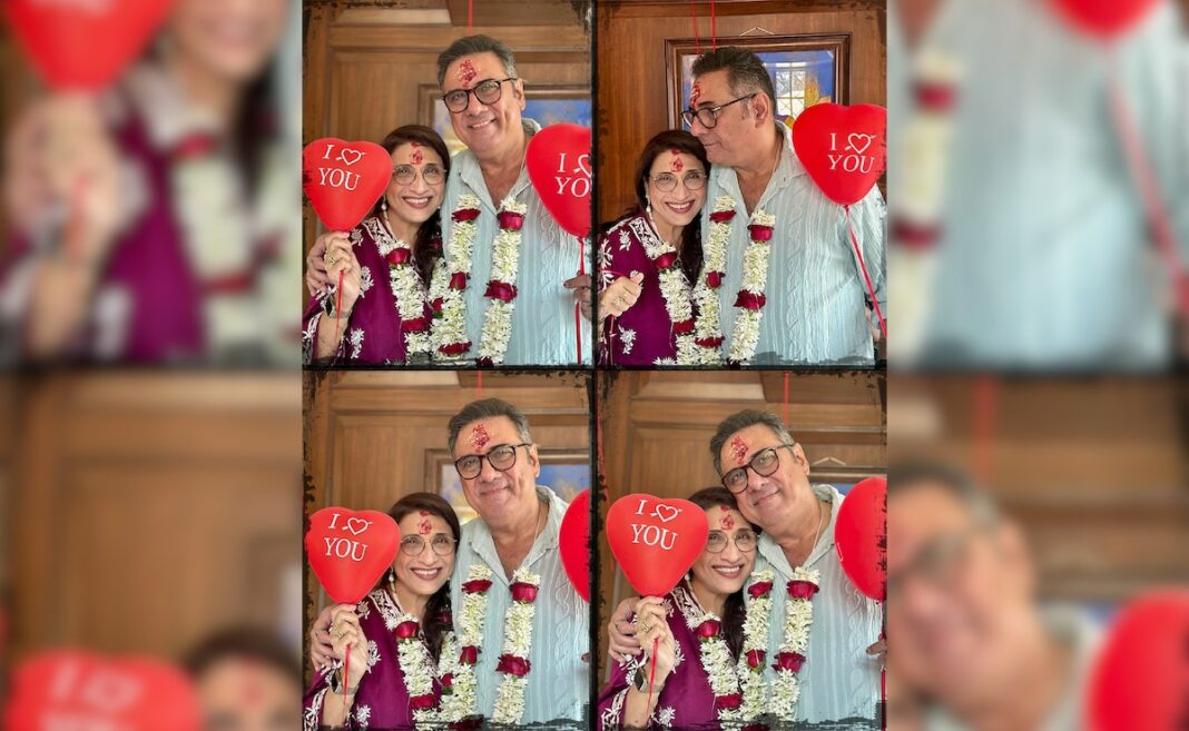 La hilarante reacción de Farah Khan al puesto de aniversario de bodas de Boman Irani para su esposa: 