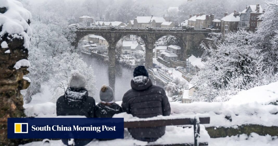 Las intensas nevadas provocan perturbaciones generalizadas en toda Europa
