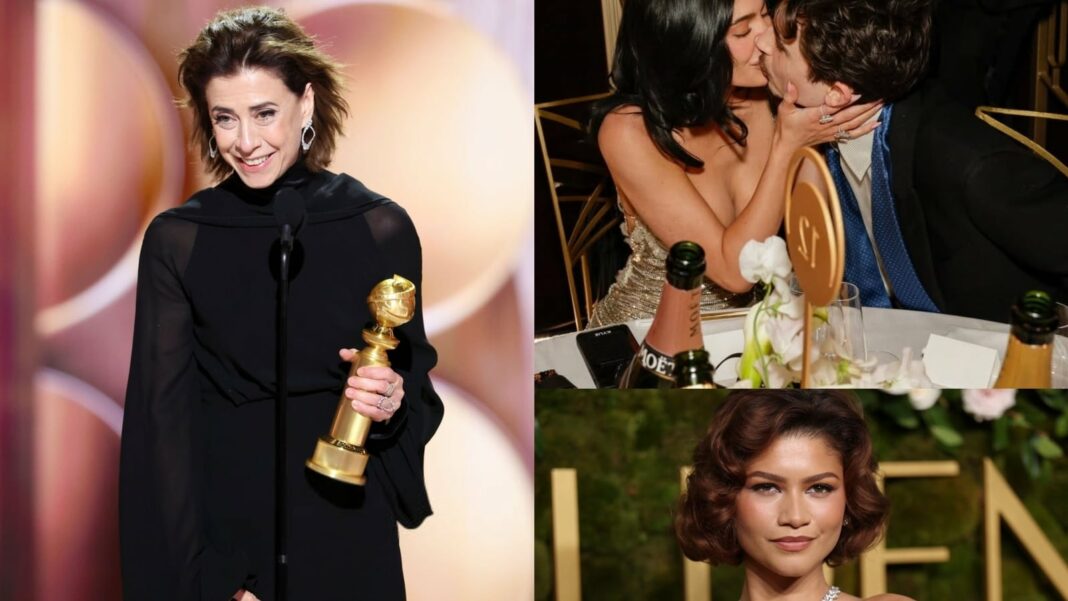 Las victorias de Shogun y Emilia Pérez hasta el compromiso de Kylie-Timothee PDA y Zendaya-Tom: los mejores momentos de los Globos de Oro 2025
