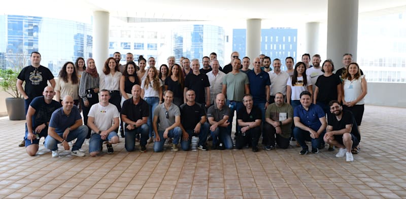 Infinidat staff in Herzliya credit: Eyal Izhar