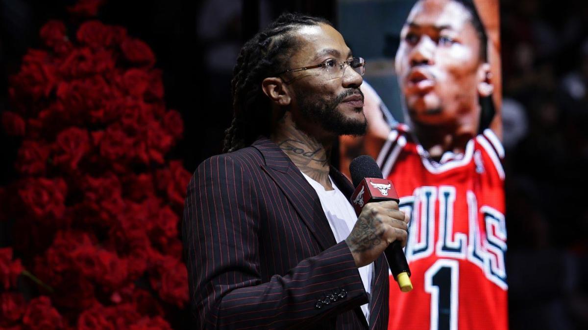 Los Bulls honran a Derrick Rose en una emotiva ceremonia de entretiempo: 'Gracias, Chicago, por obligarme a ser grande'
