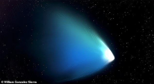 Los científicos han descubierto los desconcertantes secretos del híbrido cometa-asteroide Quirón, un cuerpo 'centauro' que ahora viaja a través de la región de los gigantes gaseosos Júpiter, Saturno, Urano y Neptuno. En la imagen: impresión artística de Quirón.