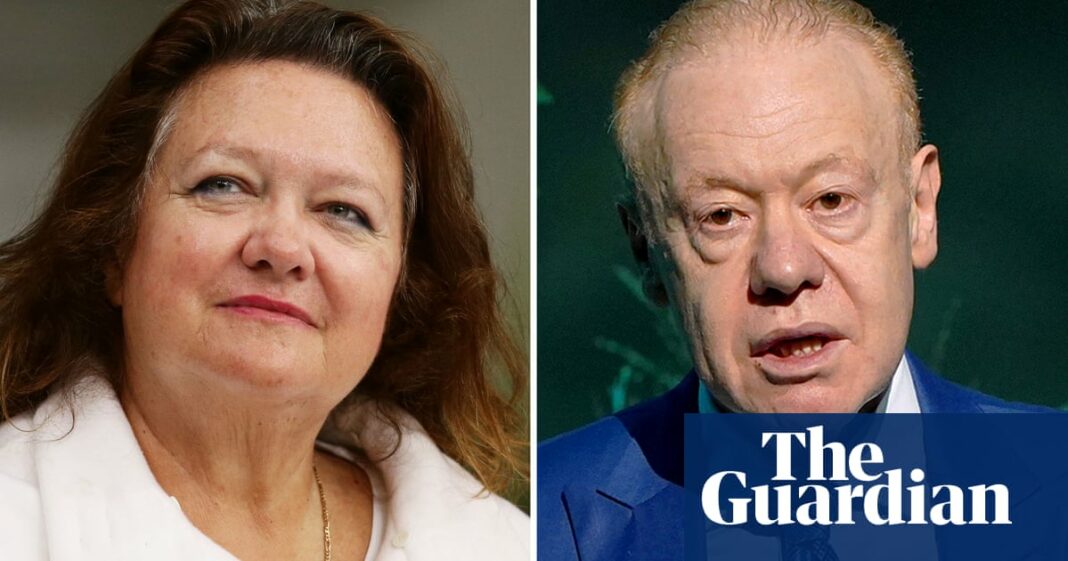 Los multimillonarios australianos Anthony Pratt y Gina Rinehart elogian a Trump en anuncios en periódicos estadounidenses antes de su toma de posesión
