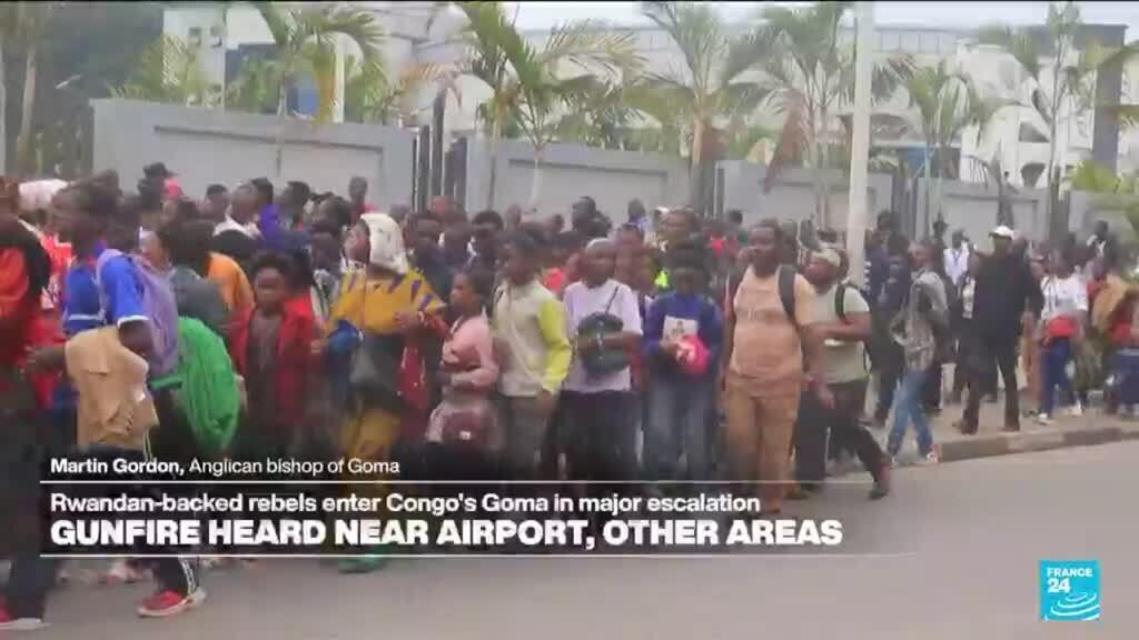 Luchando en curso por Goma de la RDC, las tropas de Ruanda en la ciudad, dice que la ONU
