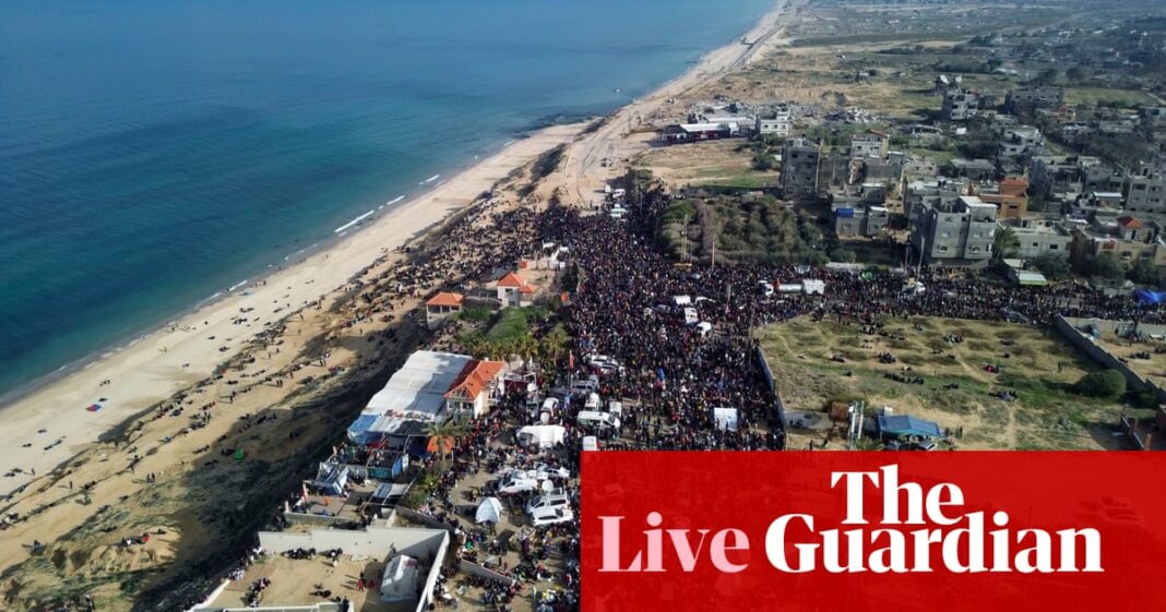 Medio Oriente en vivo: Los palestinos comienzan a regresar a sus hogares en el norte de Gaza después de que Israel alcanzara un acuerdo sobre rehenes
