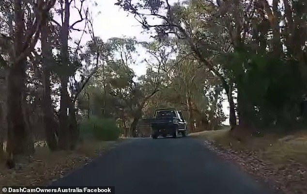 Un hombre y una mujer en un Landcruiser (en la foto) fueron apodados 'Señor y Señora Karen' después de que abusaron de una pareja que visitaba el Valle Yarra de Victoria el domingo por la noche.