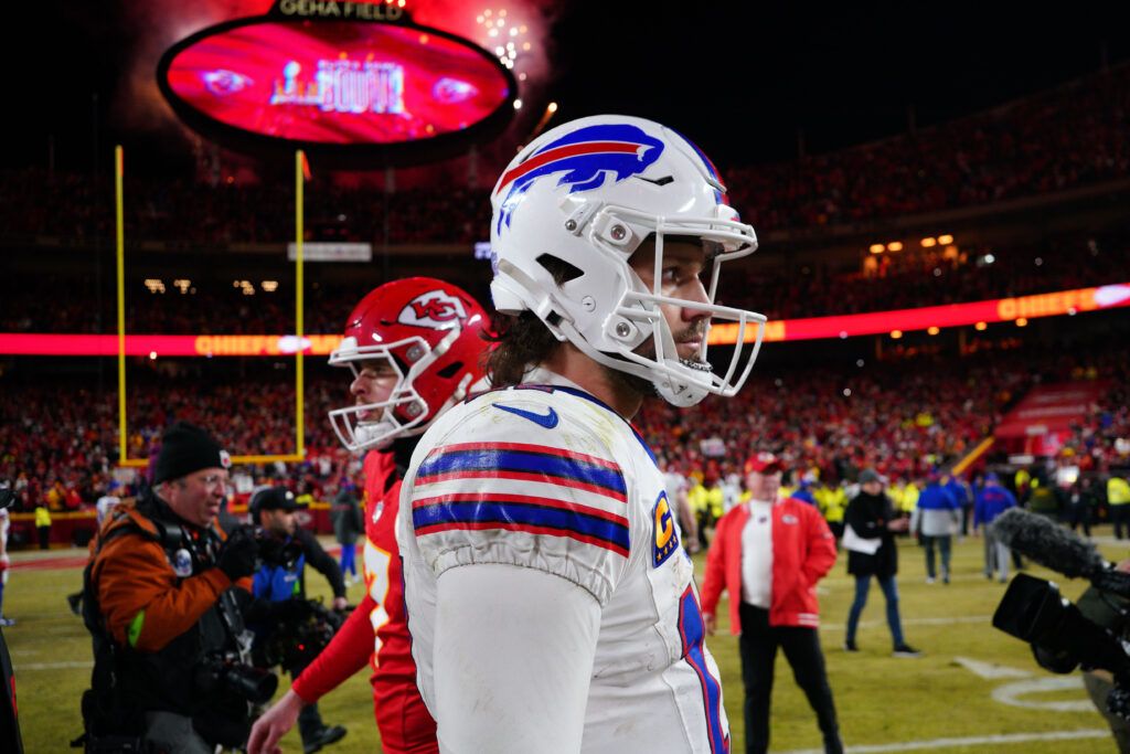 'No puede superar este Juggernaut' - Pat McAfee se vuelve honesto con Josh Allen no superar a los jefes en AFCCG
