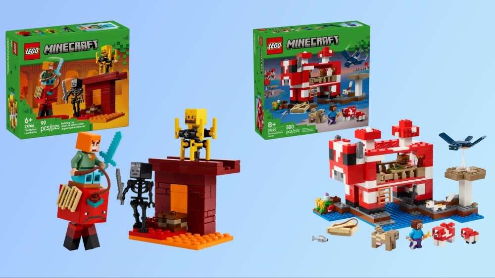 Nuevos juegos de Lego de Minecraft: echa un vistazo a los cinco juegos económicos
