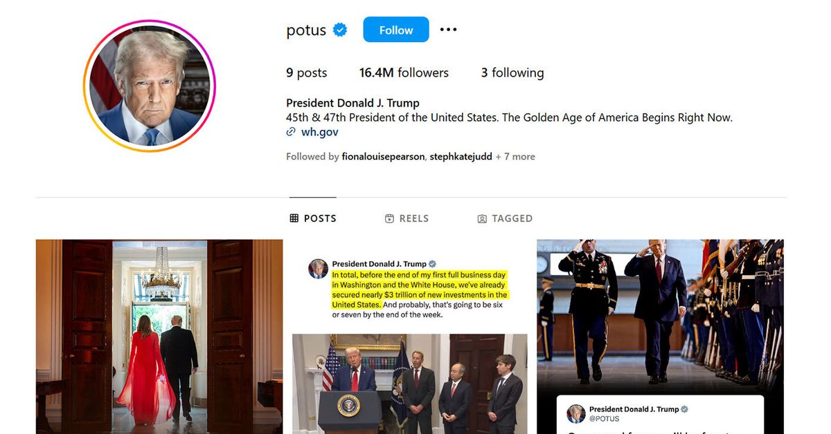 Por qué los usuarios de Instagram de repente siguen a Trump sin intentarlo
