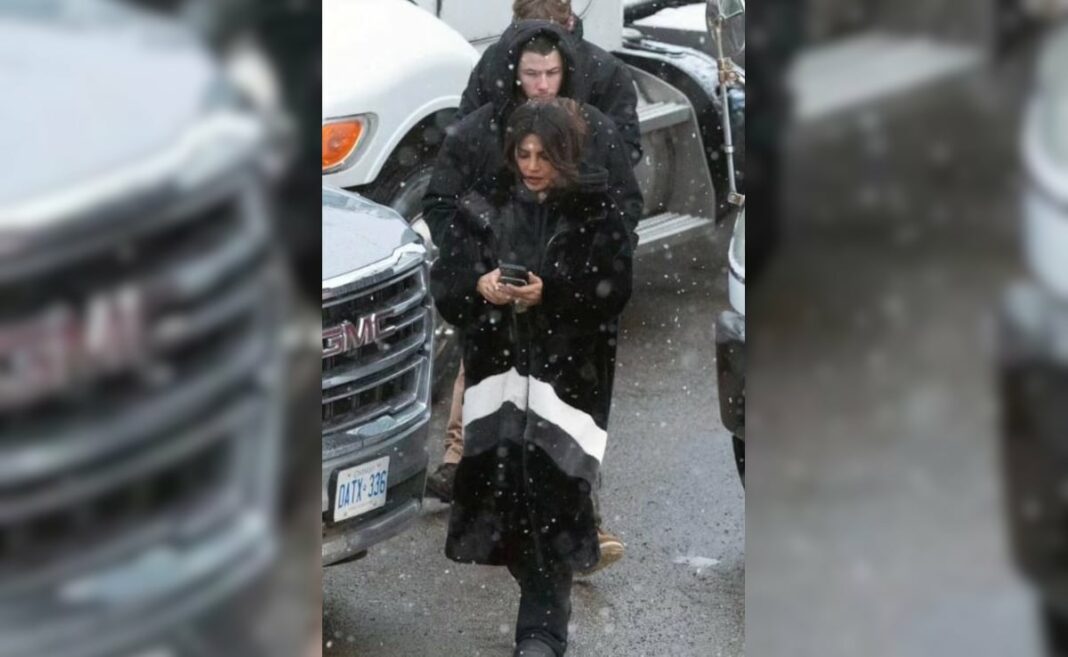 Priyanka Chopra vista en el set de la próxima película de los Jonas Brothers; ¿Es para una colaboración? Detalles en el interior
