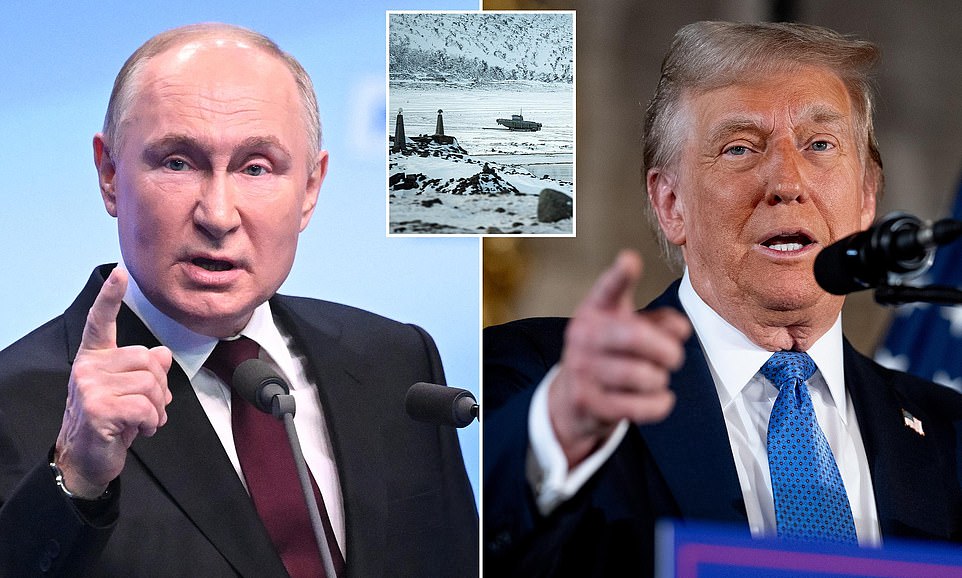 El Kremlin ha lanzado una advertencia a Trump sobre Groenlandia, diciéndole que Rusia está 'observando' y 'presente en la zona ártica' después de que el presidente electo de Estados Unidos se negara a descartar el uso de la fuerza militar para apoderarse del vasto territorio. Trump se negó a descartar una acción militar para tomar el control de la isla ártica en una conferencia de prensa el martes y anteriormente había prometido imponer altos aranceles a Dinamarca si se negaba a ceder su territorio autónomo. 