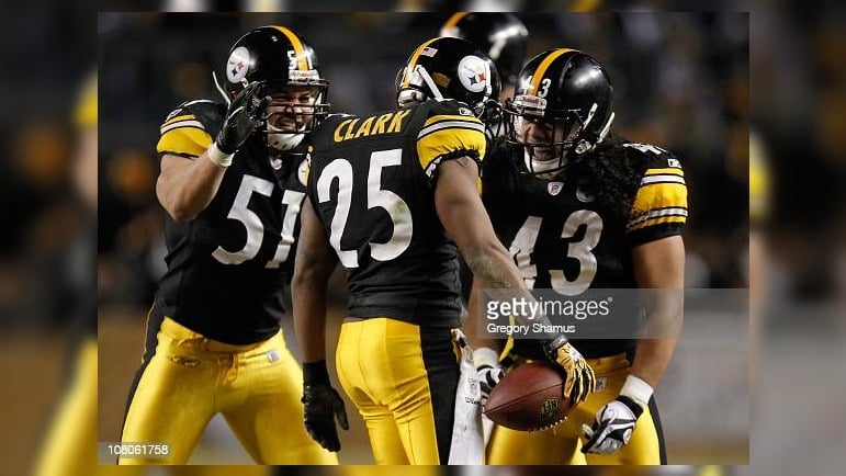 Troy Polamalu Ryan Clark Steelers