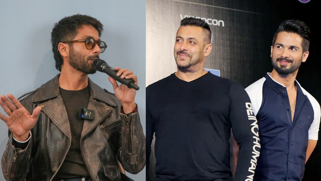 Shahid Kapoor aclara a sus 'actores llenos de sí mismos' Dig no estaba en Salman Khan: 'MUJHE 1-2 LOGO ne Mensaje Kiya ...'
