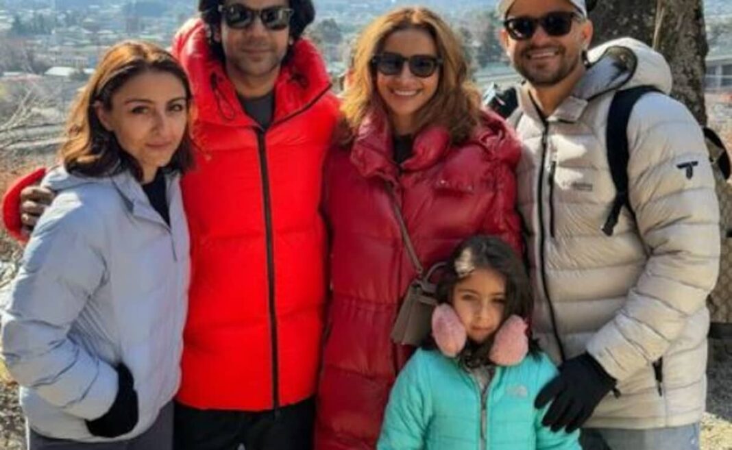 Soha Ali Khan, Kunal Kemmu, Rajkummar Rao, Famjam de Patralekha en 