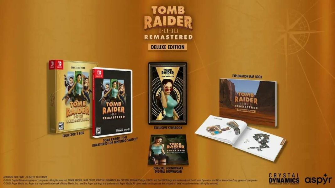 Tomb Raider Remastered Trilogy Deluxe Edition cuesta solo $ 30 en Amazon
