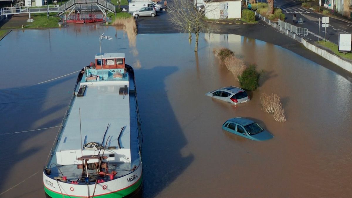 Video. La tormenta Herminia interrumpe e inunda Ille-et-Vilaine
