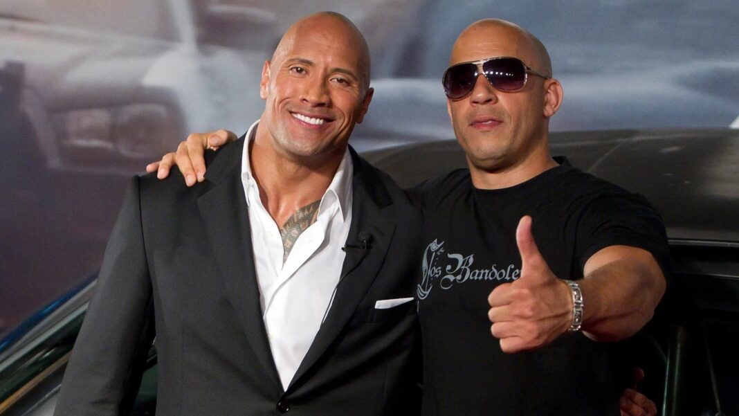 Vin Diesel comparte una vieja foto con Dwayne Johnson después de un incómodo intercambio en los Globos de Oro e insiste en 