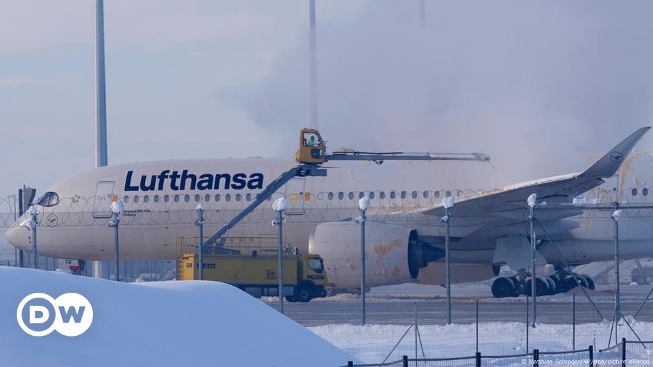 Vuelos de Munich y Frankfurt cancelados por el clima invernal
