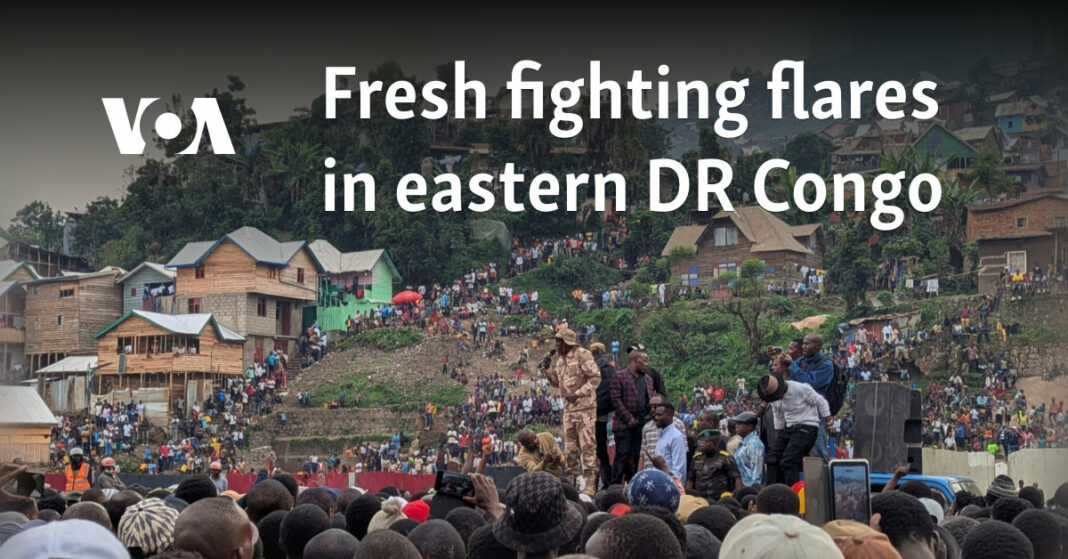 Fresos frescos de lucha en el este de la Dr Congo
