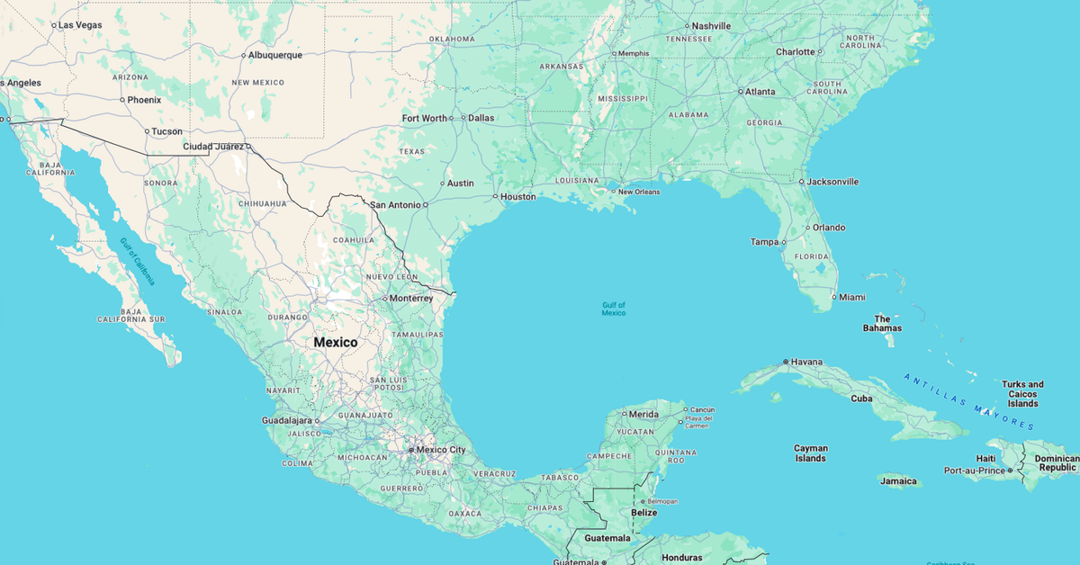 'Gulf of America' llega a Google Maps
