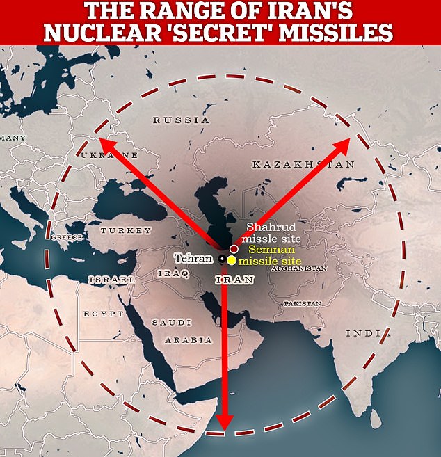 Supuestamente, Irán ha estado creando armas nucleares con un radio de 1.800 millas que podría llegar a Europa de acuerdo con los diseños creados por Corea del Norte