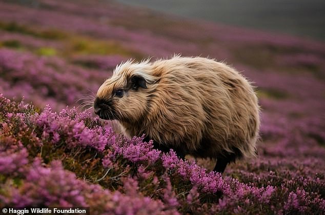 Entre el brezo, el haggis salvaje deambula, según la Haggis Wildlife Foundation. Pero hay algo que no está bien en las supuestas fotografías del sitio.