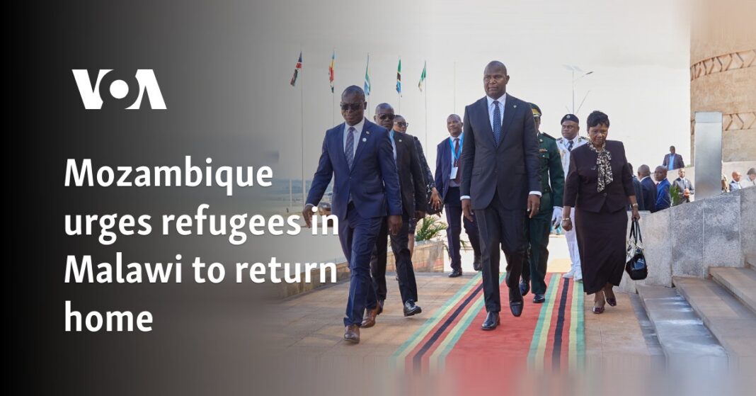 Mozambique insta a los refugiados en Malawi a regresar a casa
