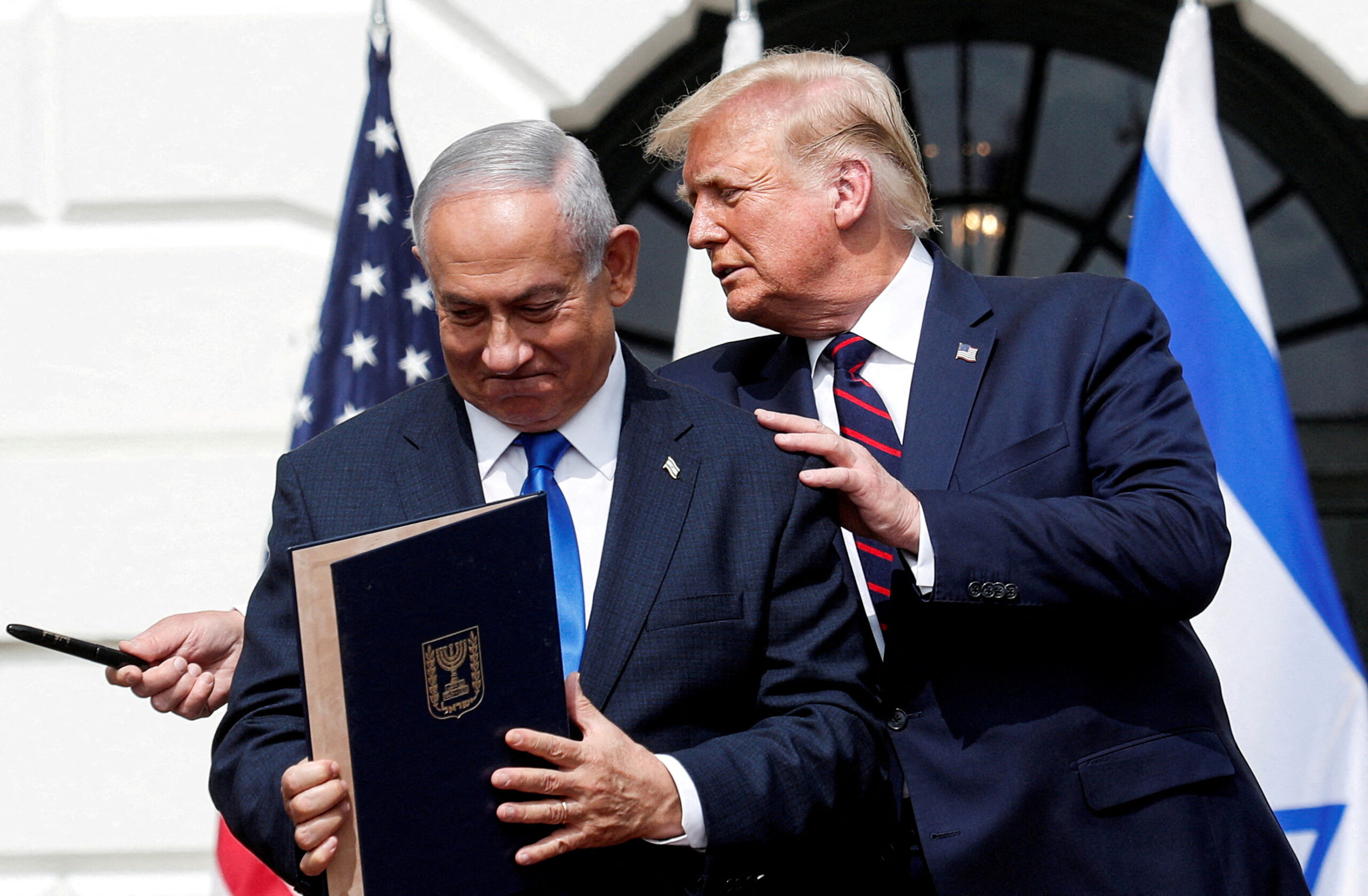 Musulmanes estadounidenses, grupos de defensa contra la guerra Slam Netanyahu-Trump Reunión
