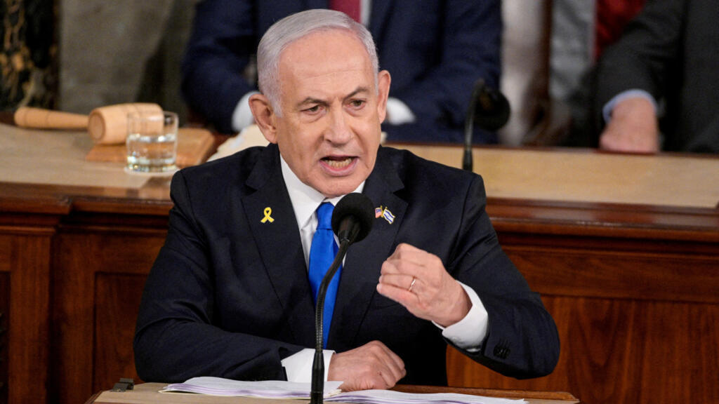 Netanyahu de Israel visita a Washington para discutir la segunda fase de Gaza Cesefire
