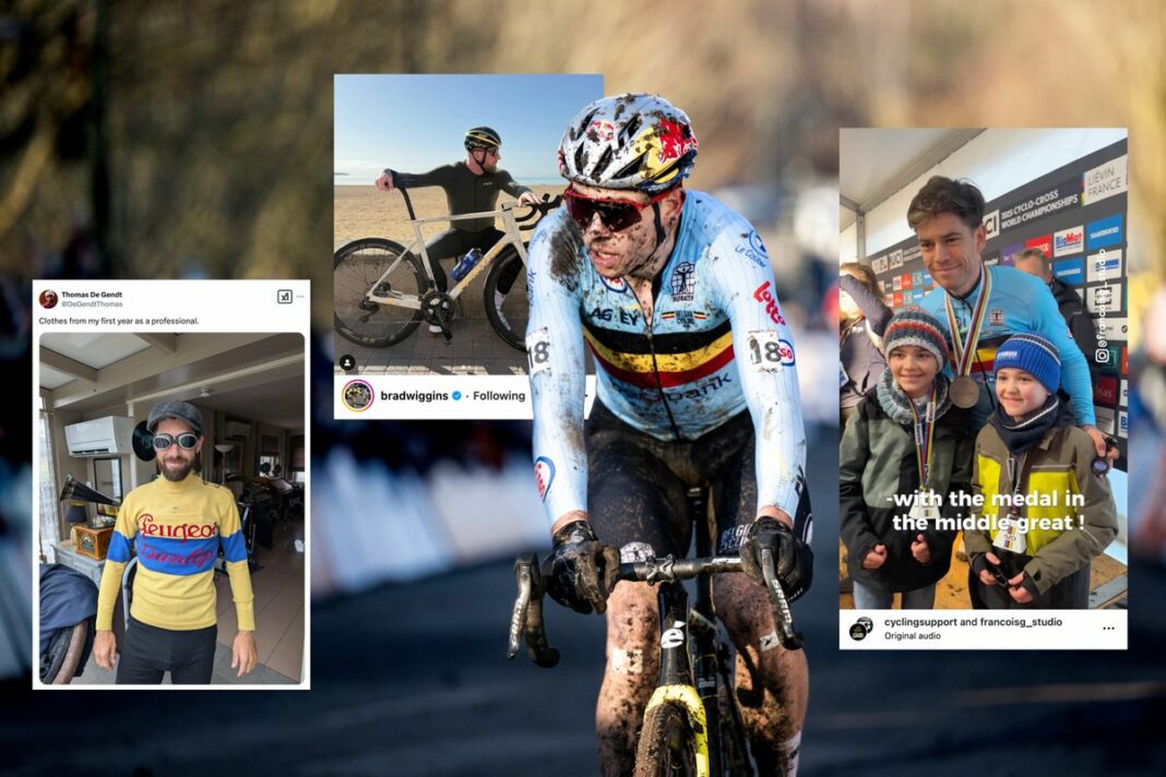 Tweets of the Week: Wout Van Aert se reunió con lost Watch, Bradley Wiggins atrapa algunos rayos, y un ciclista opta por la cadena de correo
