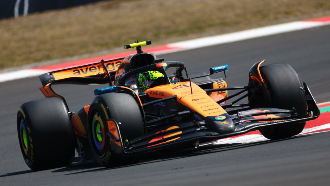 2025 Informe y aspectos destacados del Gran Premio Chino FP1: Lando Norris lidera Charles Leclerc y Oscar Piasstri durante la única sesión de práctica del Gran Premio de China
