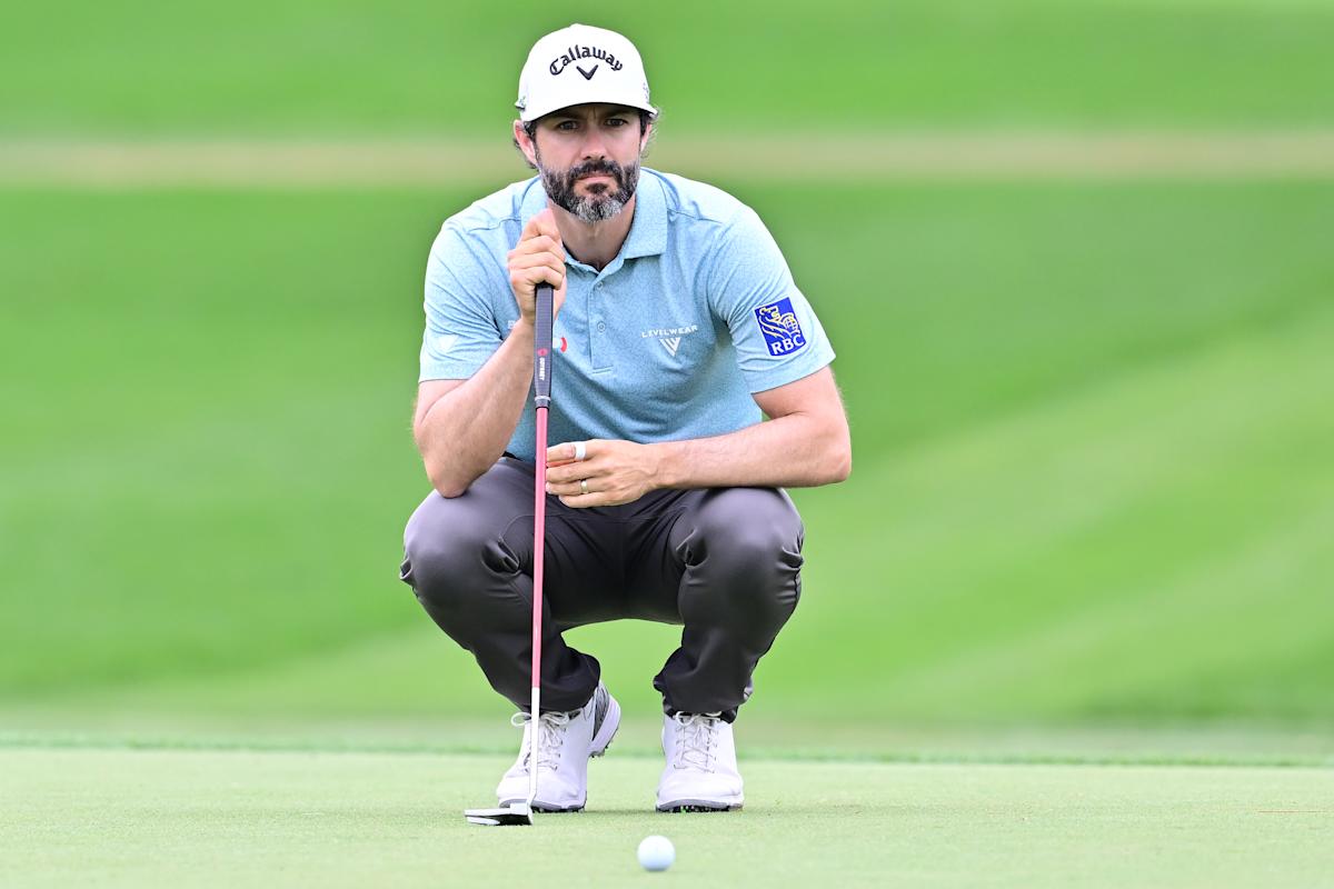 Adam Hadwin Smashed Sprinkler Head tan fuerte en el campeonato Valspar que comenzó a rociar en todas partes
