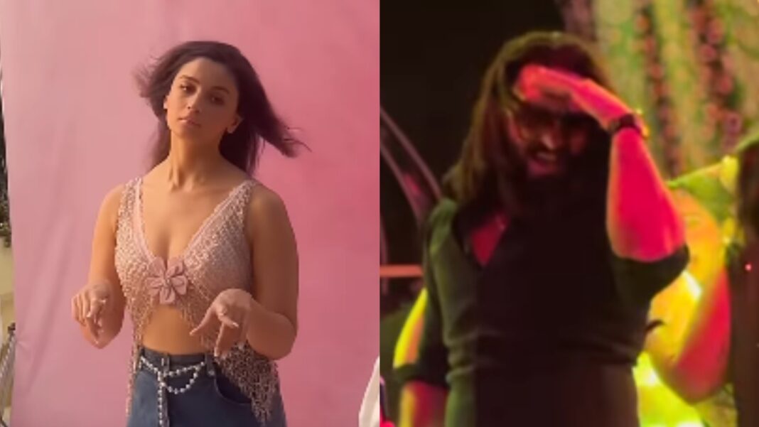 Alia Bhatt baila a Chaand Baaliyan en un video invisible de BTS, Ranveer Singh canaliza la energía rocosa en el escenario; mirar
