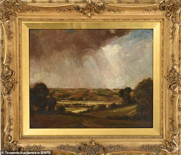 Un trabajo previamente desconocido de John Constable que fue descubierto 200 años después de que fue pintado ha vendido por más de £ 400,000