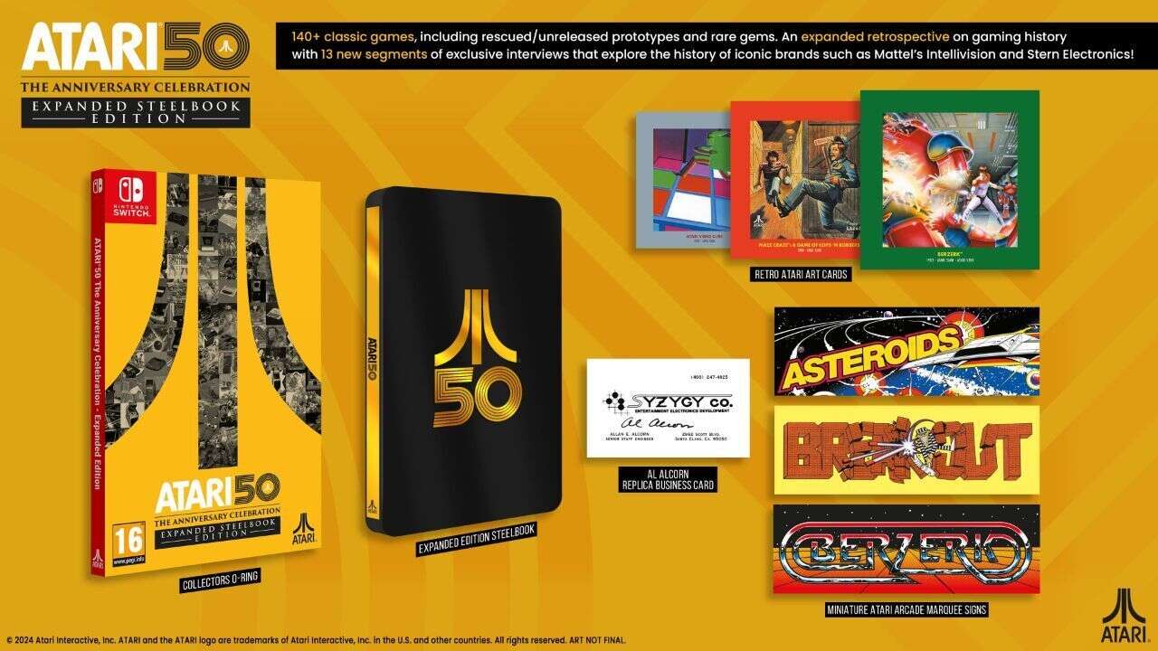 Atari 50 Expanded Steelbook Edition for Switch obtiene el primer descuento
