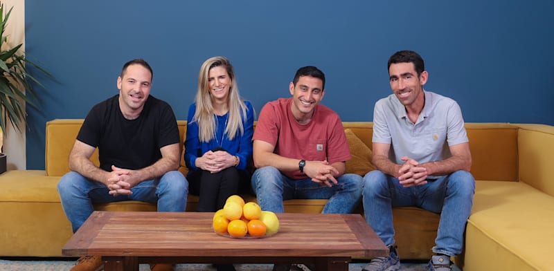 Kela Technologies founders Jason Manne, Hamutal Meridor, Alon Dror and Omer Bar Ilan  credit:  Yosef Haim Alterman