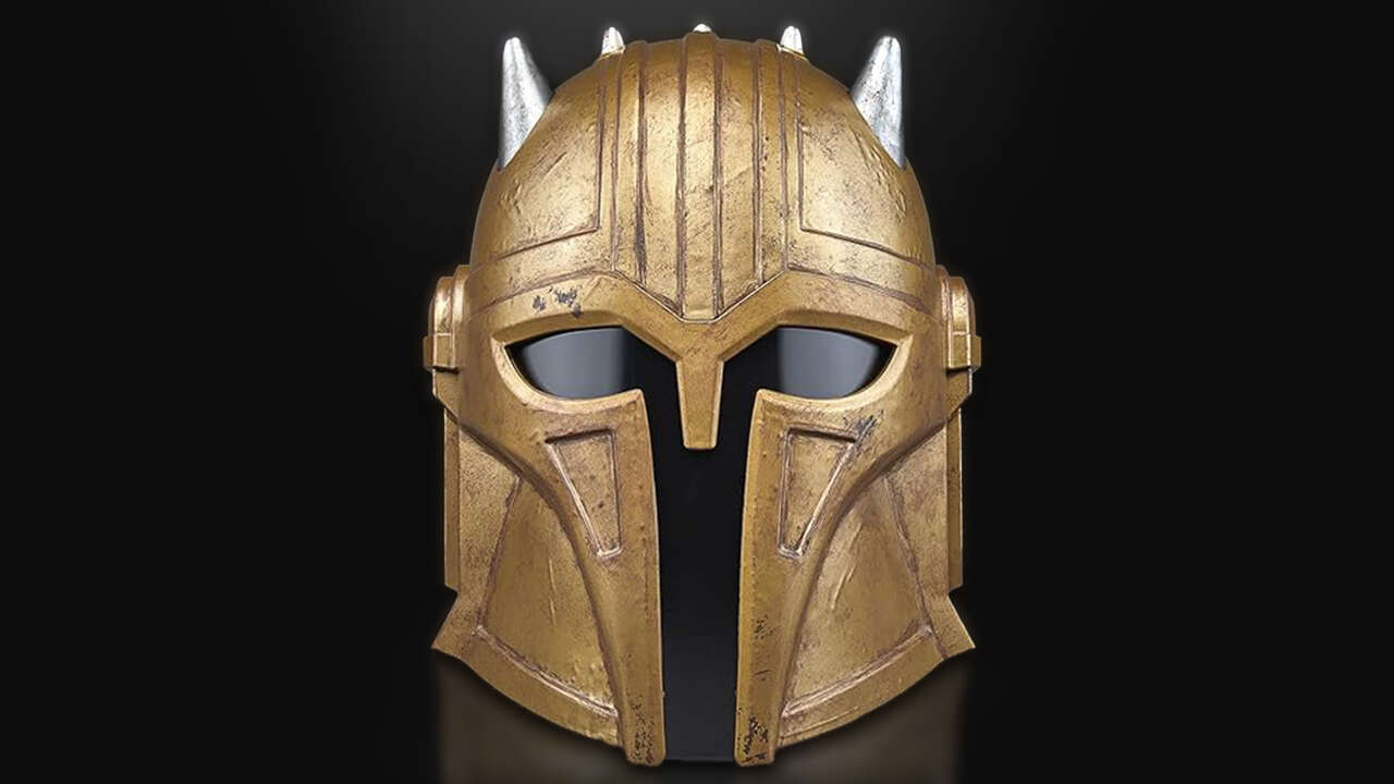 El casco del armero mandaloriano está obteniendo una réplica de la Serie Negra Premium Casco Mandalorian
