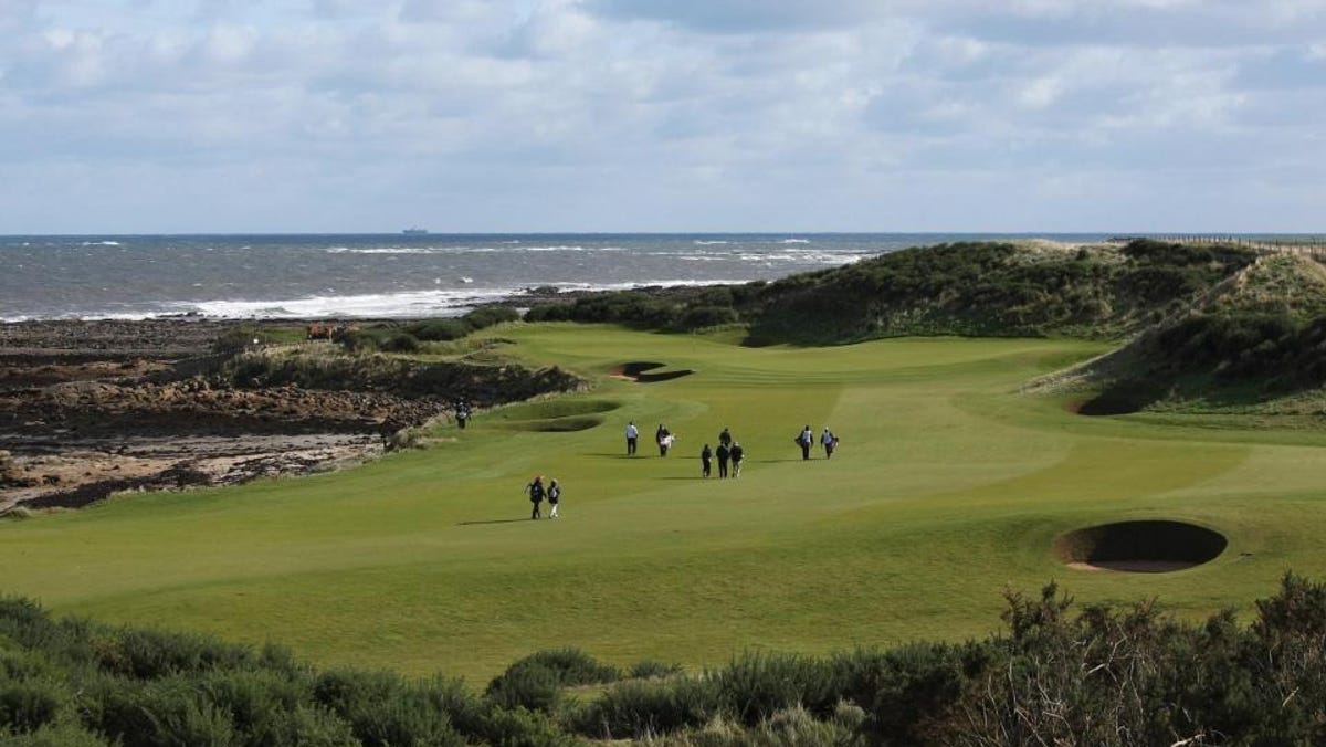 Inviernos más cálidos que crean una 'amenaza existencial' para algunos de los campos de golf costeros de Escocia
