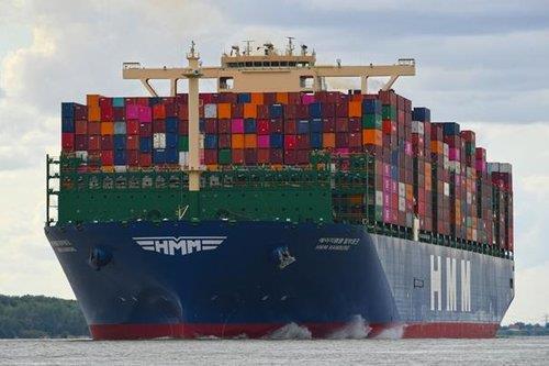 Container shipping costs on S. Korea-China route rise in Feb.